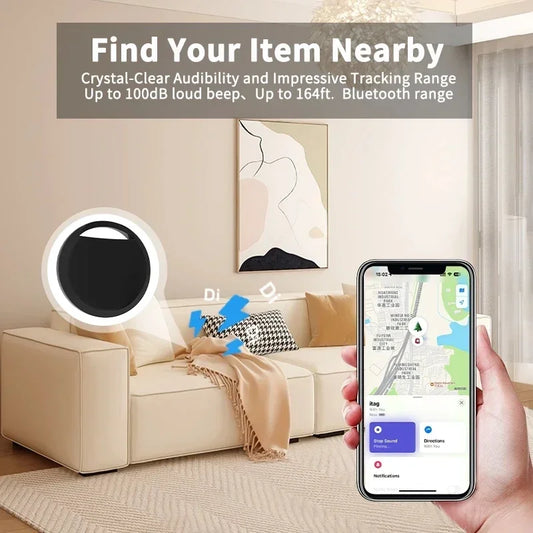 GPS smart air tag Bluetooth anti loss device, suitable for Apple smart tracker, key luggage wallet, Find Me (iOS only) wireless